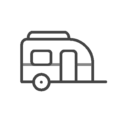 camping trailer icon